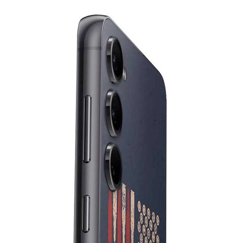 Blue Bullet American Flag Galaxy S25 Skin